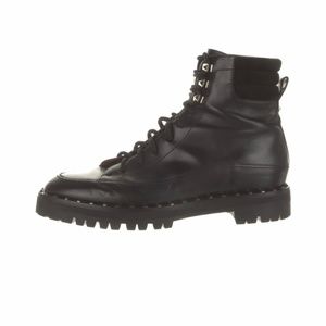 VALENTINO Rockstud Leather Combat Boots 💯 Authentic